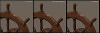 Boat wheel shading test 02 - compositing enhancements