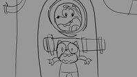 storyboard snapshot: keep the dog out of the kitchen!