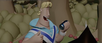 Rex Beer Burp Animation (wip)