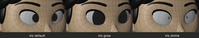 Ellie eye iris - shape keys