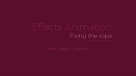Fixing the Rope