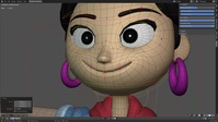 Ellie: Face halfway done!