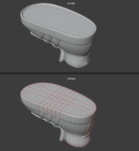 Jay shoes, sole - retopo