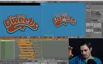The Daily Dweebs - Animating the logo