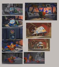 Layout paintovers / colorscripting