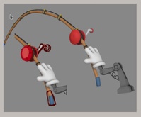 fishing rod paintover