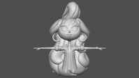 Emily Render Turntable (White)