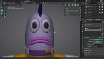 Phileas Modeling 3 - Eyes & more tweaks