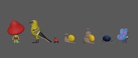 Animal Lineup - Bird Sculpting