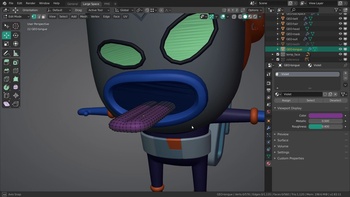 Lunte Modeling 3 - Mouth Model