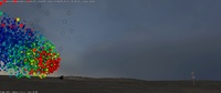 Extra scene: Franck runs from the tornado, wide view