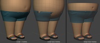Phil belly - retopo