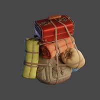 Backpack Fully Loaded - Shading