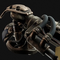 Robot Arm Shading WIP - Closeup Render