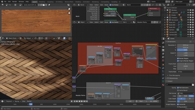 Example Shader (Chapter 4-3): Semi-Procedural Fishbones Boards