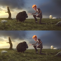 VR: Top-bottom, another perspective