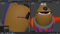 Dog Face Rig: Fix mouth pinching