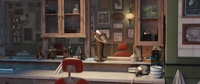 Dresser - new weathered wood surfaces (closeup)