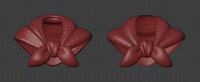 Ellie handkerchief, wip - retopo