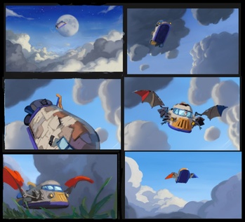 Sky key paintings
