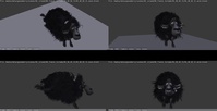 Sheep run grid: 6 frames, with jump