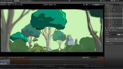 (Anim) Forest Test from Hero for 2.83 or above