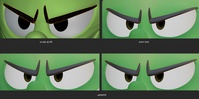 Sprite eyebrows - evil