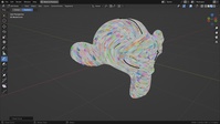 Flow Based Brush Stroke Generation