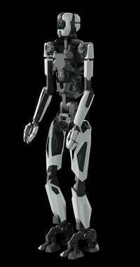 security robot - modeling turntable 1