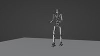 Robot walk test 'walk and stop'