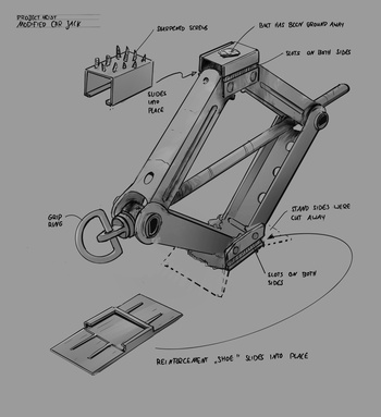 Car Jack concept 02