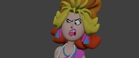 Victoria facial pose: disgusted