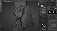 Rock brush tests