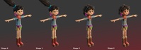 Distressed Ellie - Stages