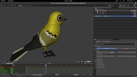 Bird WIP2: Feathers!