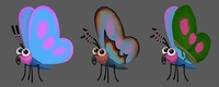 Butterfly scorched and fixed