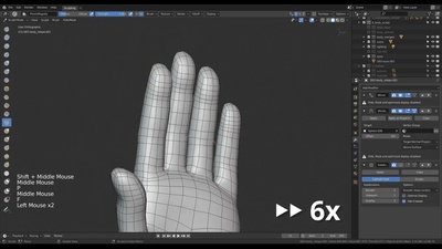 Timelapse: Body Retopology
