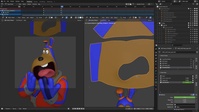 Dog Rig #4 - Face UV Deform tech testing