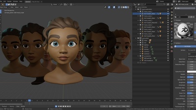 Rain - File 1: Head Sculpting