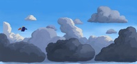 Sky matte painting progress