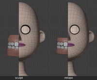 Victoria teeth fit - retopo