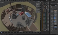 Einar's hut - round concept blocking
