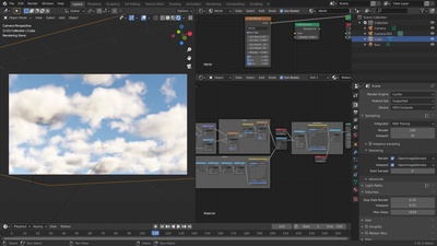 Example Shader (Chapter 4-4): Procedural Volumetric Clouds