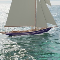 Sailing Boat WIP - Gold