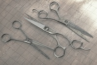 props - scissors wireframe