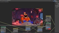 Stylized glow effect for blinking lights