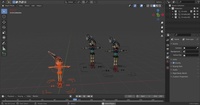 Rigged Hair on Multiple Characters