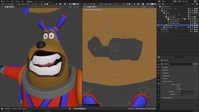 Dog Rig #5 - Face UV + Curve Deform