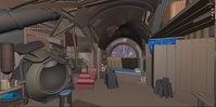 Hut Bedroom & Fireplace