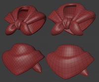 Ellie handkerchief - retopo